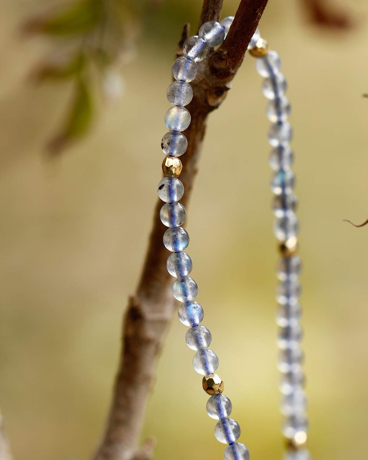 Jewever Gemstone Foot Anklet Bracelet for Women Beaded Stone Healing Energy Crystal Beach Foot Jewelry Adjustable(8.5-10 Inches) moonstone