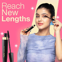 Dazller Lash-a-Long Mascara, Lightweight, Water-resistant, Smudge-proof, Clump-free, Enriched with Lash-friendly emollients, 12.5g