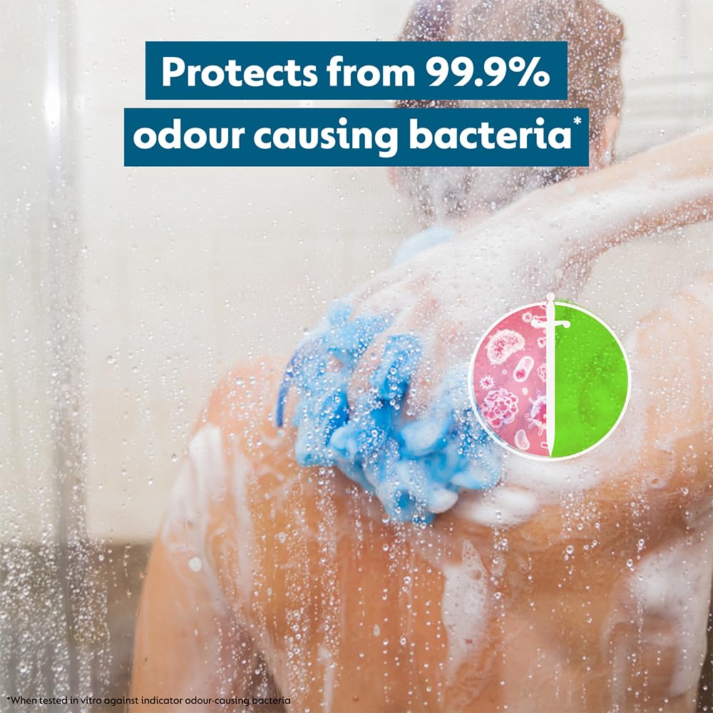 Dettol Body Wash and Shower Gel for Women and Men, Cool - 250ml | Soap-Free Bodywash | 12h Odour Protection (Pack of 2)