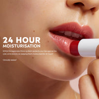 NIVEA Shine Caring Lip Balm, Pomegranate, 4.8G, Red