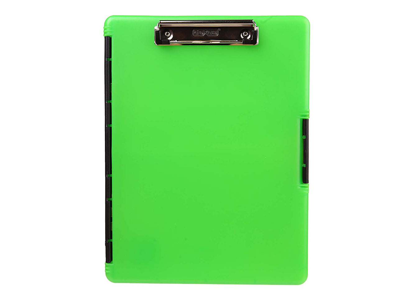 Dexas 3517-807 Slimcase 2 Storage Clipboard with Side Opening, Neon Green. Organize in Style for Home, School, Work, or Trades! Ideal for Teachers, Nurses, Students, Homeschooling, and Beyond.