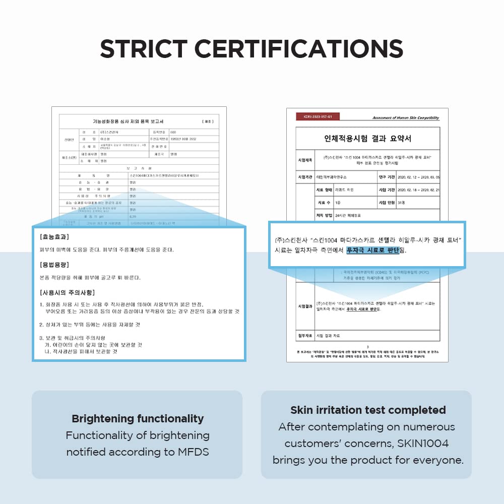 SKIN1004 Madagascar Centella Hyalu-Cica Brightening Toner, 210ml