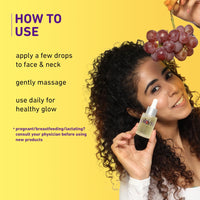 Plum Grape Seed & Sea Buckthorn Glow-Restore Face Oils Blend | Best Face Oil for Glowing Skin | Blend of 10 Natural Oils | 99.8% Natural & 100% Vegan | 30ml