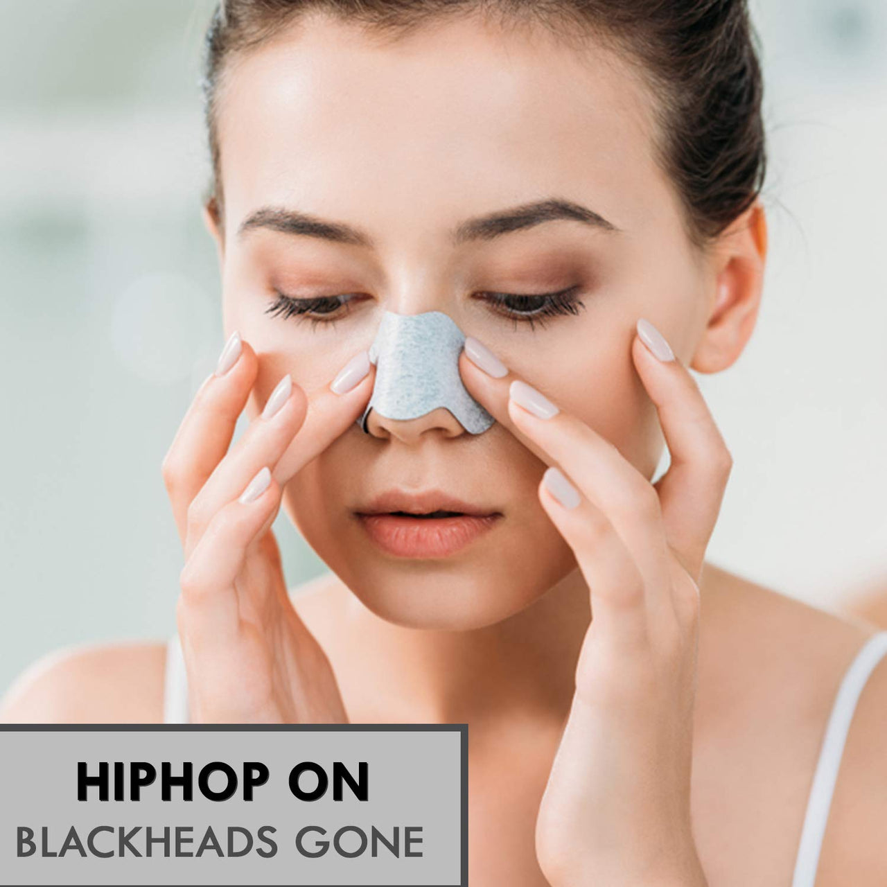 HipHop Skincare Charcoal Nose Strips Combo for Men & Women, Blackhead & Whitehead Remover, Pore Cleanser - Pack of 2 (3 Strips each)
