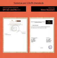 Deconstruct Brightening Sunscreen for Dry Skin with SPF 50+ | 8 hours Long Lasting Dewy Sunscreen | Water Resistant, No White Cast, Quick Absorbing | For Women and Men | 50gm (Pack of 2)