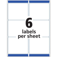 Avery Removable ID Labels, Sure Feed Technology, Removable Adhesive, 3-1/3