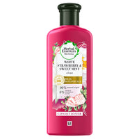 Herbal Essences White Strawberry & Sweet Mint SHAMPOO(400ML) and Strawberry Conditioner, 240ML- Clean and Voluminous Hair. No Parabens, Colourants, Glutens.PETA Cruelty Free Certified