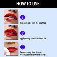 Blue Heaven Hyper Stay Weightless Liquid Matte Lipstick | Long-lasting & Smudge Proof | Non-Transfer Matte Lipstick for Women| Coco Crazy-06 | 6ml