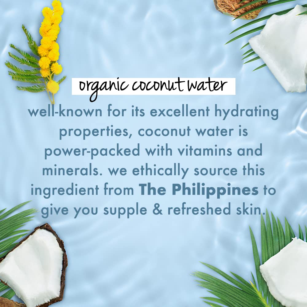 Love Beauty & Planet Coconut Water & Mimosa Flower Daily Moisturising Lotion|Instant Hydration|All Skin Types|Paraben free|400ml