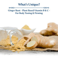 Blue Nectar Ginger Oil Anti Cellulite Body Massage Oil for Skin Tightening, Toning & Hydration | Authentic Ginger Root Massage Oil with Plant Based Vitamin B & C for Women and Men (11 Herbs, 100ml)