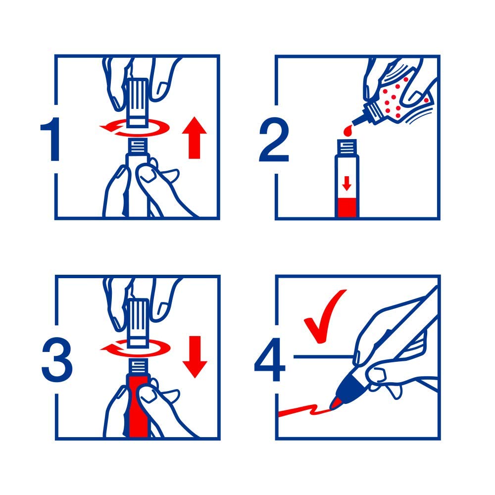 edding 3000 permanent marker - orange - 1 pen - round nib 1.5-3 mm - quick-drying permanent markers - waterproof, smudge-proof - for cardboard, plastic, wood, metal, fabric - marker pens 05: 1 Pen - Orange