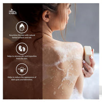 Herbs & Hills Multani Mitti Body Cleanser Pack of 4-100g Each | Gentle Exfoliation for Glowing Skin | Banish Pimples and Scars | Soothe Skin Irritations