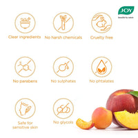 Joy Hair Fruits Long & Silky Conditioning Shampoo Enriched with Apricot & Peach, 650 ml