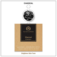 The Man Company De Tan Charcoal Bathing Soap Bars with Chaar-Cool | Removes Blackheads, Treats Acne | Deep Cleanses Skin, Anti Pollution | Prevents Dryness - (125gm*4)