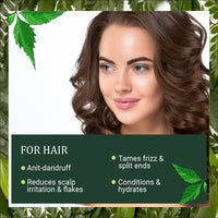 INDUS VALLEY Neem Leaf Powder | Organic Azadirachta indica With Sandalwood Face Pack Powder- 100% Organic, Natural And Pure For Skin And Hair Care (100g+200g=300g)