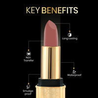 Beauty Berry Bold Babe Non-Transfer Matte Lipstick | Highly Pigmented, Lightweight, Smudge Proof & Waterproof Lipstick | Single Swipe Application, Long Lasting Lipstick for Women (Rouge)