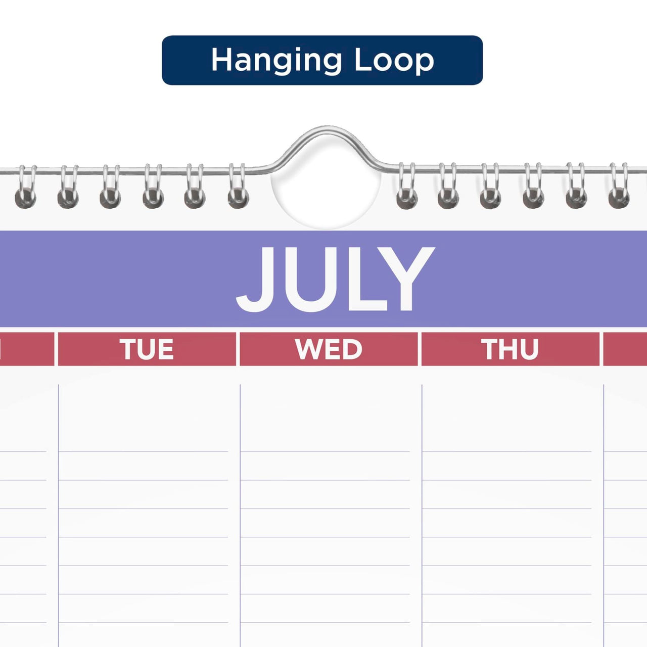 AT-A-GLANCE 2023-2024 Academic Wall Calendar, Monthly, 12" x 17", Medium, Ruled Daily Blocks (PMA228)