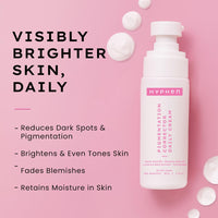 Hyphen Pigmentation Corrector Daily Cream With 2% Kojic Acid | Moisturizes & Treats Pigmentation | Reduces Dark Spots & Blemishes | Brightens Skin | Lightweight & Fragrance Free | For Women & Men -50g