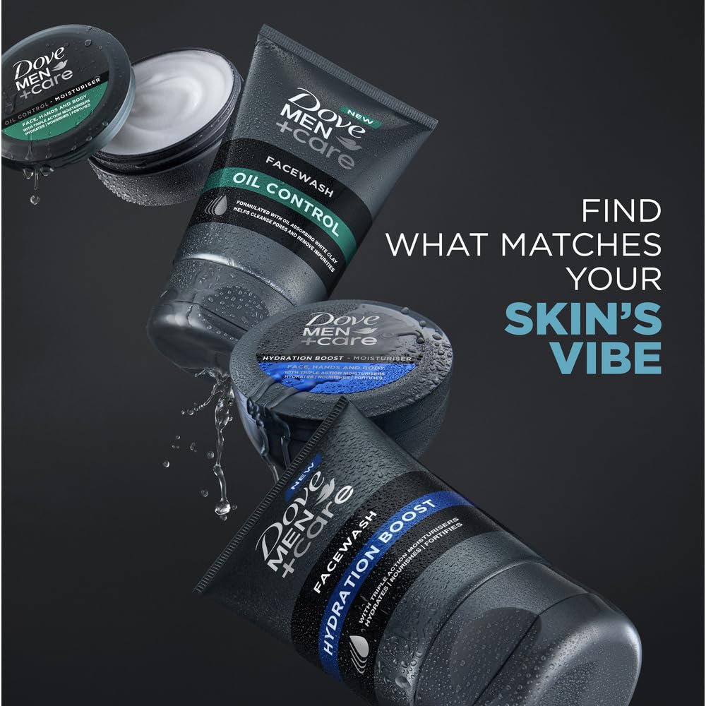 Dove Men+care Hydration Boost facewash for men, 100ml