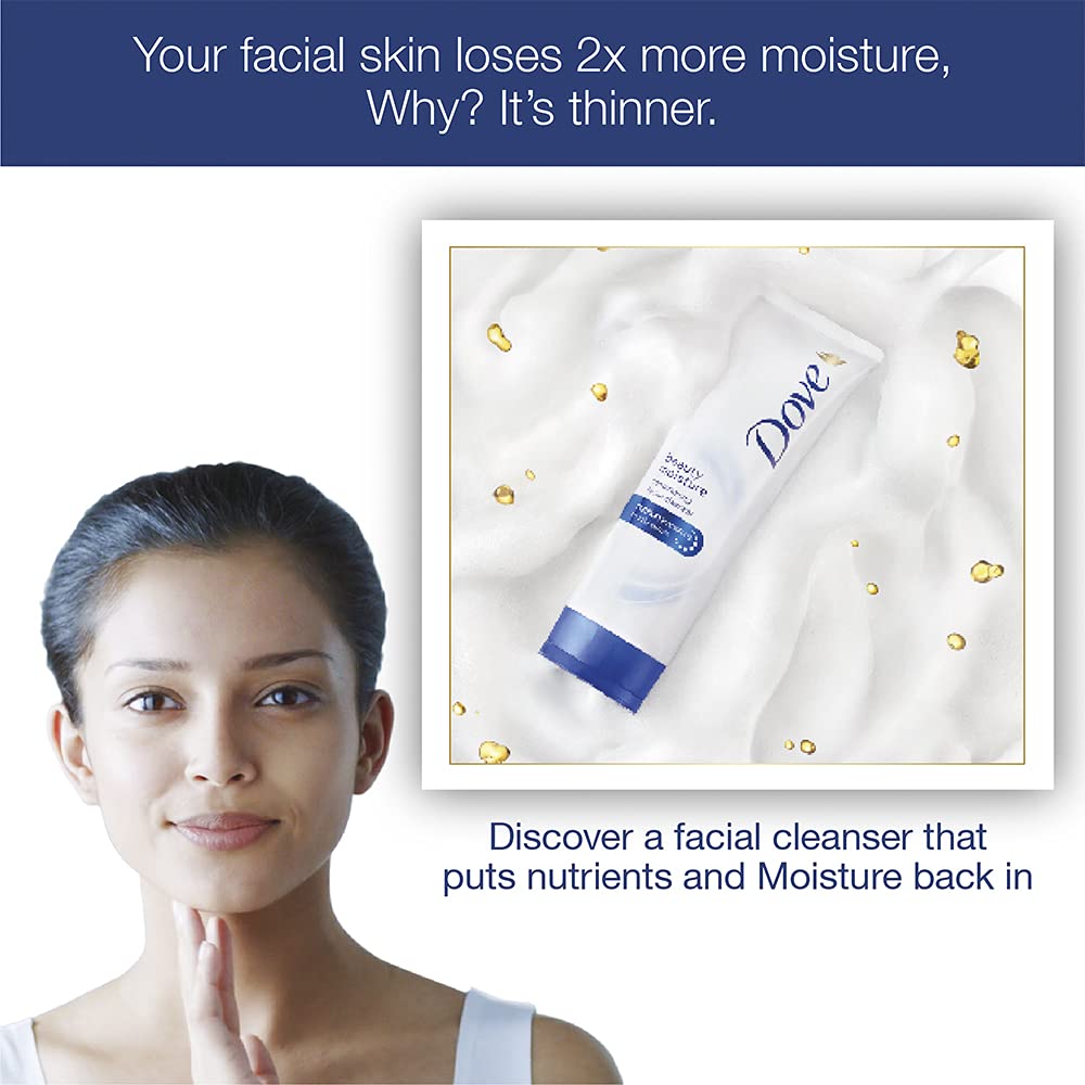 Dove Beauty Moisture Conditioning Face Wash Cleanser, 50 ML