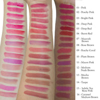Just Herbs Natural & Organic Herb Enriched Ayurvedic Creamy Matte Lipstick For Dry & Chapped Lips- Paraben & Chemical Free Lipstick (Subtle Tea Rose Pink, Shade no. 15)