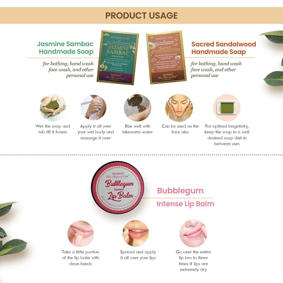 NYASSA Premium Bath and Body Treats Wooden Gift Set for Women & Men | Wooden Gift Box To Pamper Your Loved Ones | Perfect for Every Occasion | Pack of 7