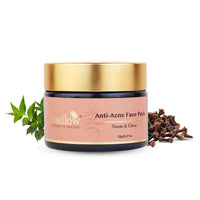 Mellow Herbal Anti Acne Face Pack | Ayurvedic Neem, Clove & Multani Mitti | Controls Oil, Reduces Pimples & Acne Scars | Deep Cleansing & Detoxifying | Natural & Chemical-Free | 20gm