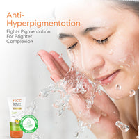 VLCC Serum Facewash - 100ml | with Vitamin C Serum Rich in Antioxidants & Meyer Lemon to Reduce Hyperpigmentation & Bright Glow | Dermatologically Tested