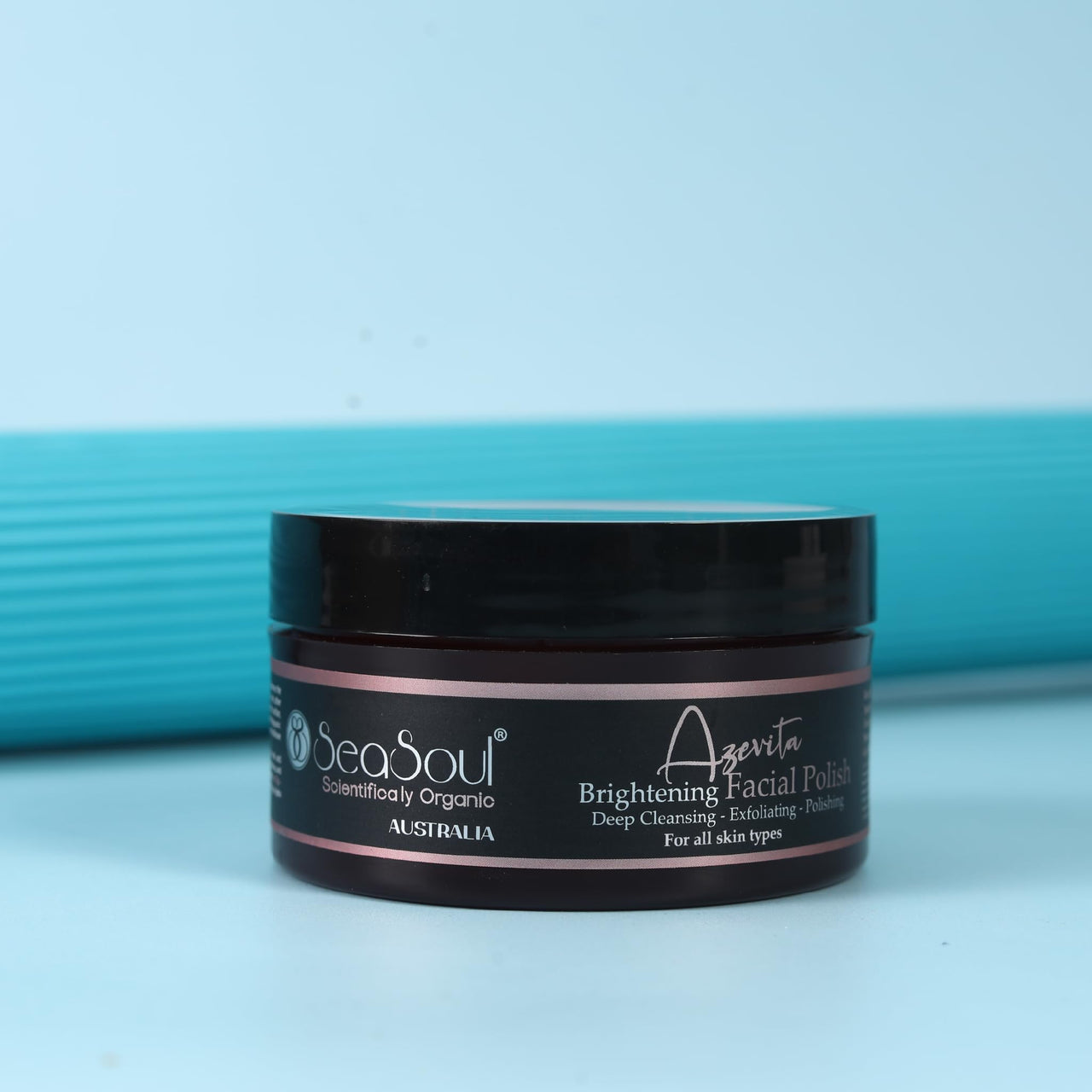 SeaSoul Facial Scrub Face Polish for Skin Brightening, Deep Cleansing, Exfoliating & Sebum Control Enriched with Rosehip, Goji Berries & Evening Primrose Ideal for Women & Men (100 g)