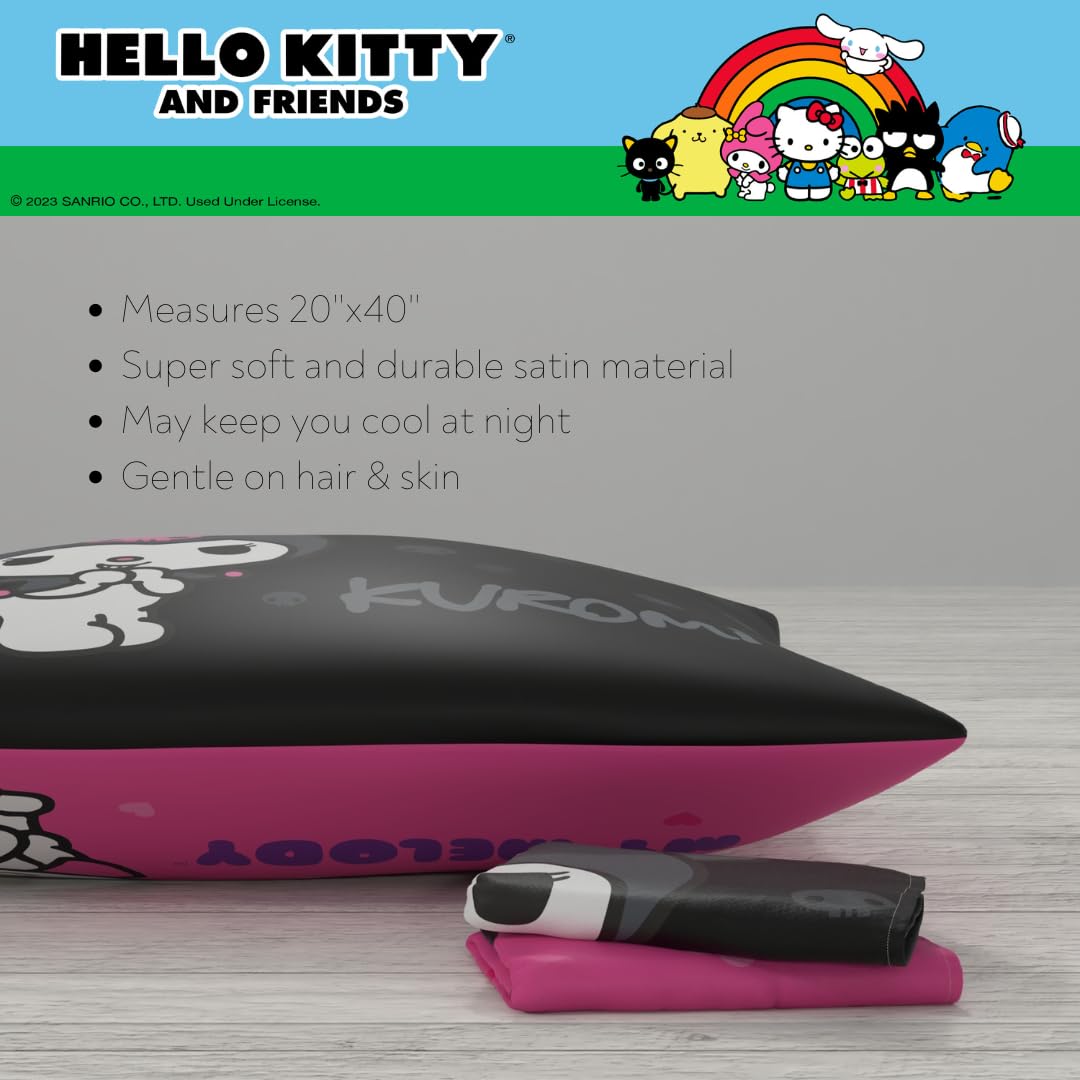 Squishmallows Bedding Silky Satin Standard Beauty Silky Satin King Size Pillowcase Cover 20x36 for Hair and Skin, (Officially Licensed Product) Squishmallows - Sleepy Mallow King (U.S. Standard)