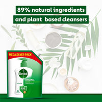 Dettol Liquid Handwash Refill - Original Hand Wash- 1350ml | Germ Defence Formula | 10x Better Germ Protection