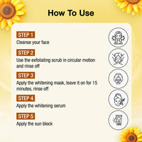 Shahnaz Husain 5 Step Anti-Tan Skin Care Facial Kit | 50g