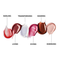 FAE Beauty Peptide Hydrating & High Shine Tinted Lip Gloss (12gm) | With Passionfruit Oil & Argireline to Smoothen, Even, and Soften Lips | Non Sticky | Vegan | Shade Living | Rosewood Gloss