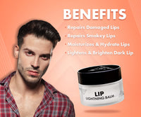 Urbangabru Lip Balm For Lightening & Brightening Dark Lips With Shea Butter, Beeswax & Vitamin-E (Lip Balm) 20g - Pink