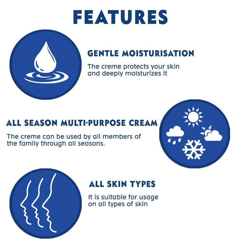 Nivea Body Lotion, Extra Whitening Cell Repair SPF 15, For All Skin Types, 400ml & Creame, All Season Multi-Purpose Cream, 200ml
