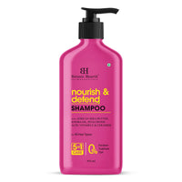 Botanic Hearth Nourish & Defend Shampoo with Hyaluronic Acid & Jojoba Oil | Deeply Moisturizing & Damage Protection | Strengthens & Softens Hair | Sulfate & Paraben Free, 473ml