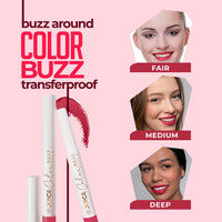 Juice Color Buzz Lip Crayon With Bio Retinol, SPF15 & Natural Moisturizing Factors (Strawberry Drip - M16)