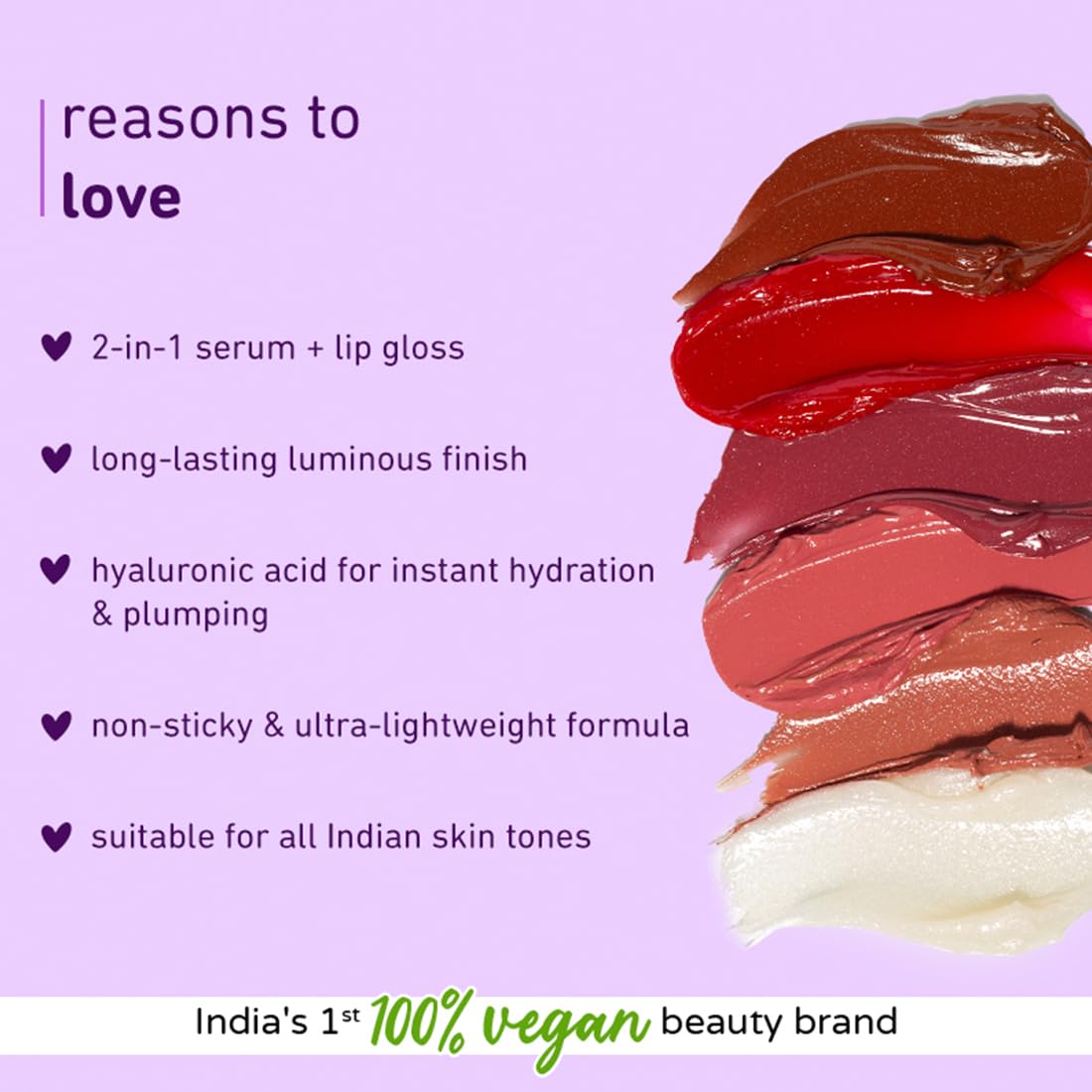 Plum Keep It Glossy Serum Lip Gloss With Hyaluronic Acid | Luminous Finish | Highly Pigmented | Instant Hydration | 100% Vegan & Cruelty Free | 05 Magenta Flare