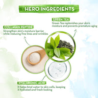 Mamaearth Bye Bye Face Cream For Women Anti Ageing, For Fine Line & Wrinkles, with Green Tea & Collagen - 30 g