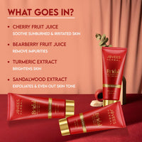 Jovees Herbal Bridal Combo (Bridal Face wash 120ml + Bridal Face Masque 100g + Bridal Creme 60g) For Natural Glow and Brightness (3 Items in the set)