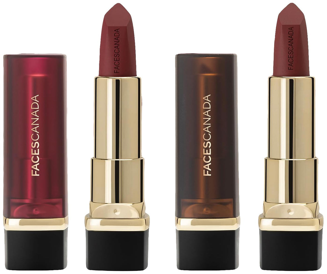 FACESCANADA Comfy Matte Creme Lipstick - On The Move 05, Comfy Matte Creme Lipstick - Not A Quitter 08