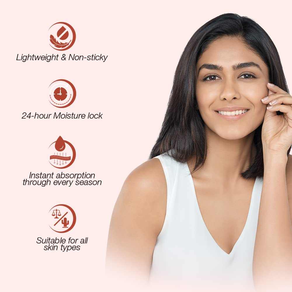 Lakmé Peach Milk Soft Crème Moisturizer for Face 100 g, Daily Lightweight Whipped Cream with Vitamin E for Soft, Glowing Skin - Non Oily 24h Moisture (Pack of 2)