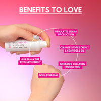 Cos-IQ 25% AHA + 2% BHA + 6% PHA Peeling Solution for Face | 10-Minute Facial | Chemical peel for face for glowing skin | Exfoliating serum| Men & Women | At-home facial | 30ml