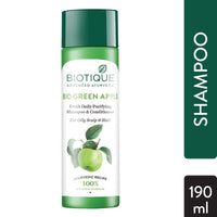 Biotique Bio Neem Margosa Anti Dandruff Shampoo and Conditioner, 180ml And Biotique Bio Green Apple Fresh Daily Purifying Shampoo And Conditioner, 190ml
