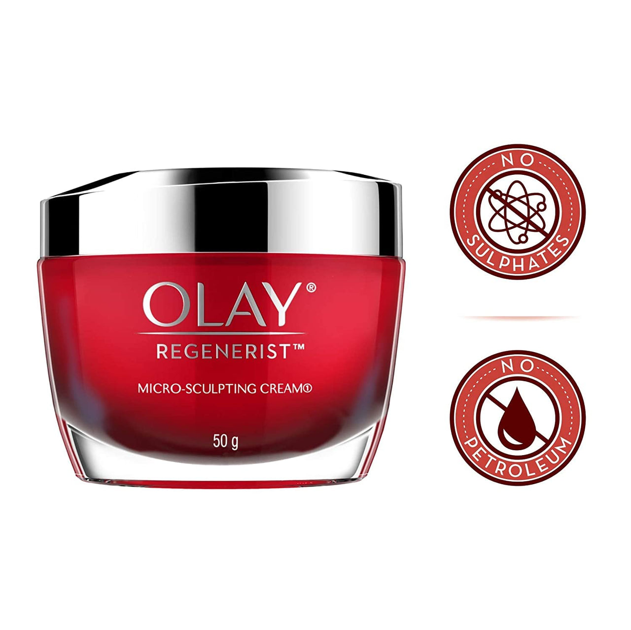 Olay Day Cream Regenerist Microsculpting Moisturiser (NON SPF), 50g