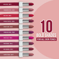 Blue Heaven Matte Love Mini Lipsticks, Pack of 30 | Hydrating & Moisturizing Mini Roll on Lipsticks, 13gm