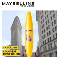Maybelline New York The Blushed Nudes Palette Eyeshadow, 9G And Maybelline New York Volume Express Colossal Mascara, Washable, Glam Black, 10.7Ml