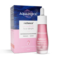 Aqualogica Radiance+ Concentrate Niacinamide Face Serum with Watermelon for Men and Women Radiant Look -For Glowing, Oily and Dry Skin -30ml