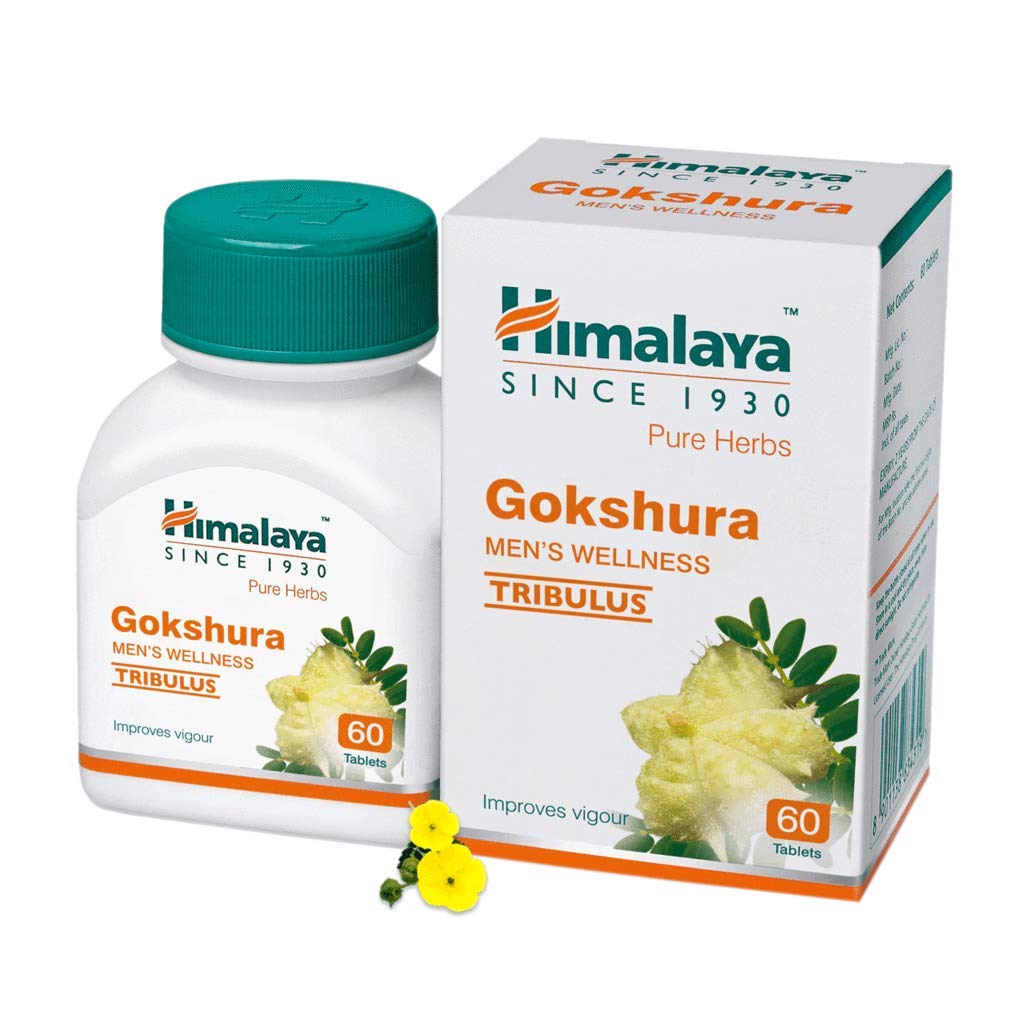 Himalaya Gokshure Men's Wellness Tablets Tribulusimproves Vigour Tablets 60 Count Wellness Pure Herbs Meshashringi Metabolic Wellness 60 Tablet
