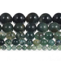 Natural Stone Beads 8mm Aquatic Agate Gemstone Round Loose Beads Crystal Energy Stone Healing Power for Jewelry Making DIY,1 Strand 15
